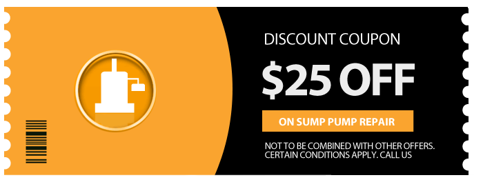 Sump pump repair coupon